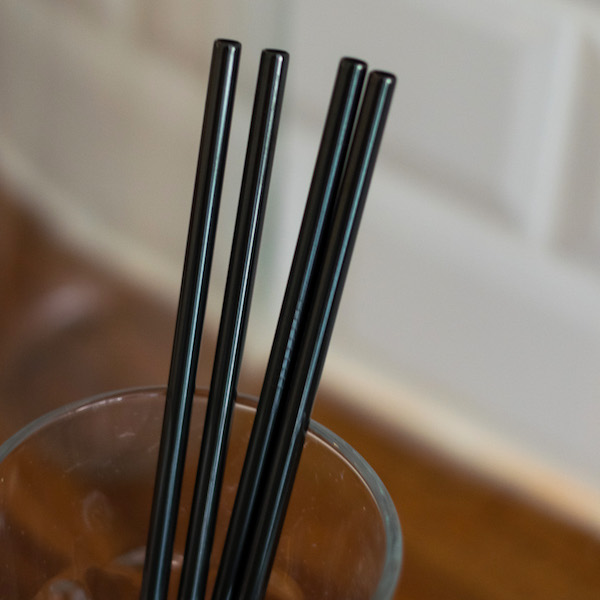 Straws in metal (4 pcs)