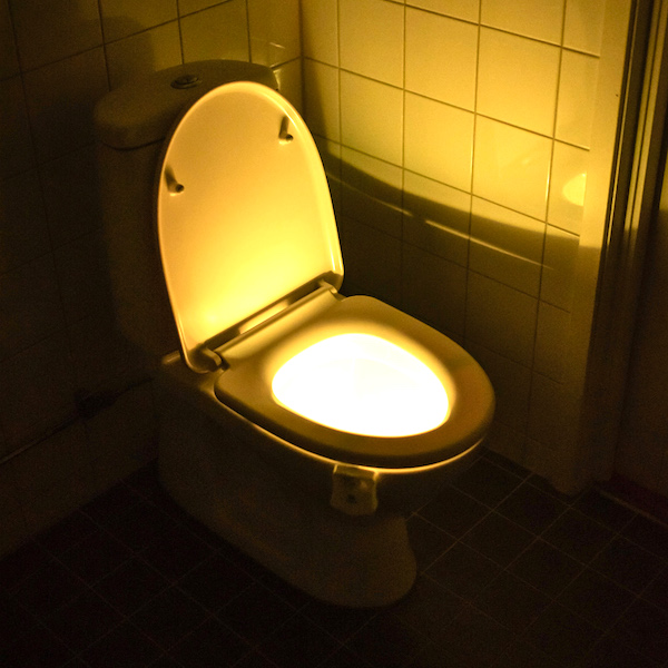 LED lighting for your toilet  Always free shipping on