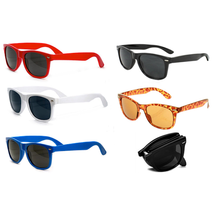 Sunglasses in wayfarer model